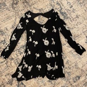 Free People Embroidered Flower Dress